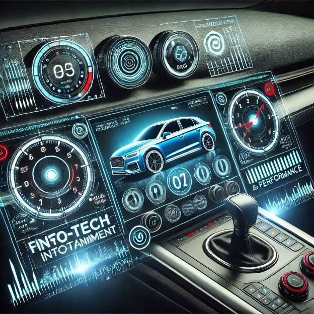 modern car dashboard